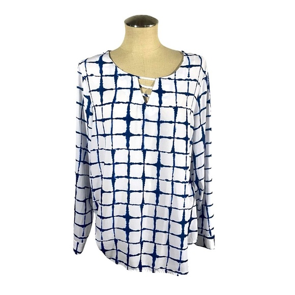 Apt. 9 Tunic with Ladder Front Pattern Size XL - Picture 1 of 8